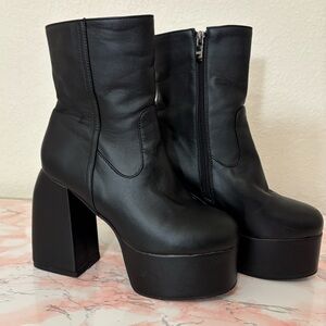 Black Platform Boots